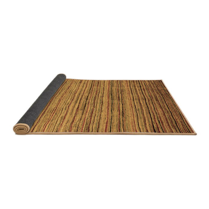 Sideview of Abstract Brown Modern Rug, abs4730brn