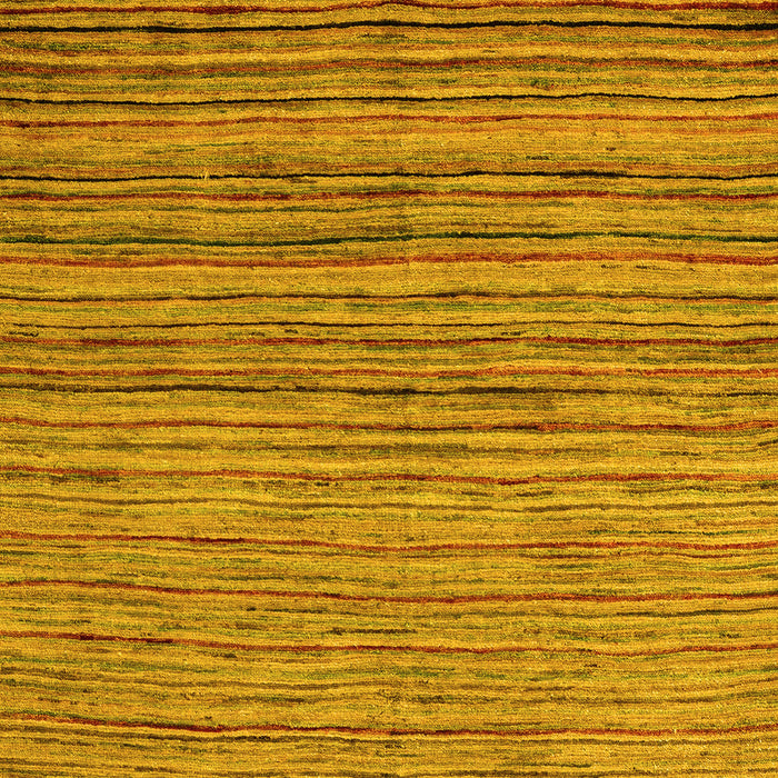 Abstract Yellow Modern Rug, abs4730yw
