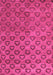 Machine Washable Abstract Pink Modern Rug, wshabs4731pnk