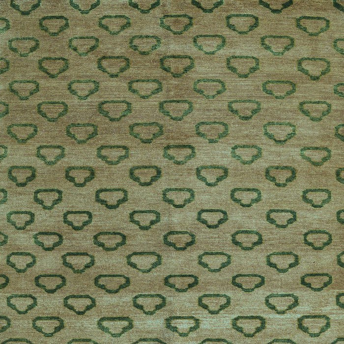 Square Machine Washable Abstract Light Blue Modern Rug, wshabs4731lblu