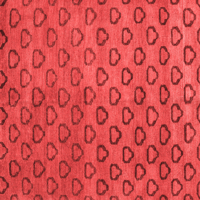 Machine Washable Abstract Red Modern Rug, wshabs4731red