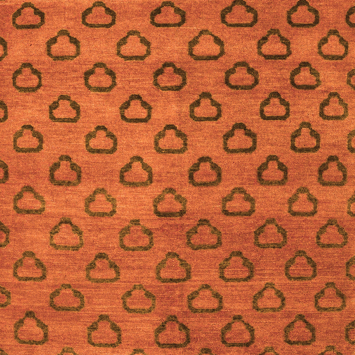 Abstract Orange Modern Rug, abs4731org