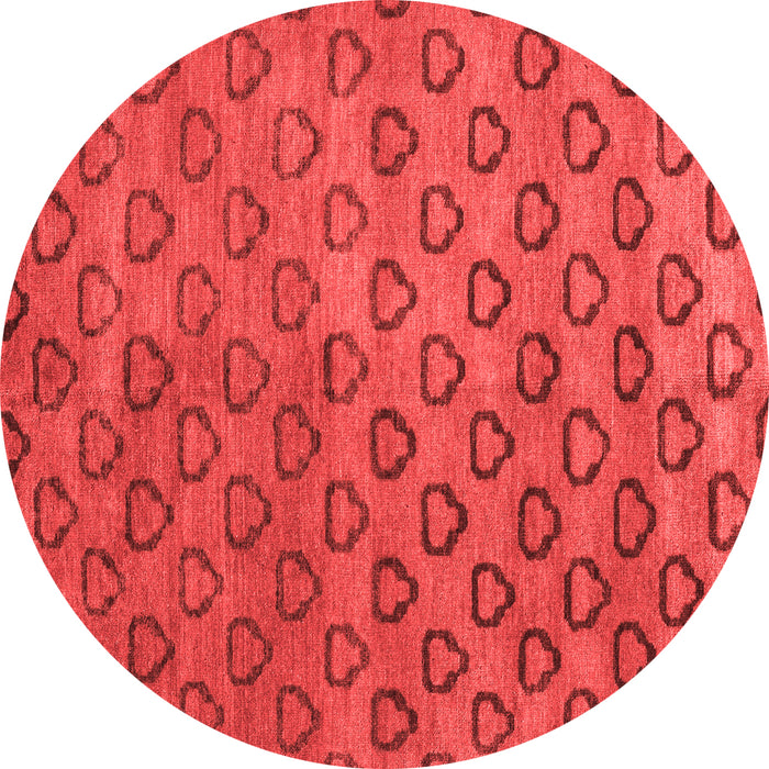 Machine Washable Abstract Red Modern Rug, wshabs4731red