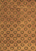 Machine Washable Abstract Brown Modern Rug, wshabs4731brn