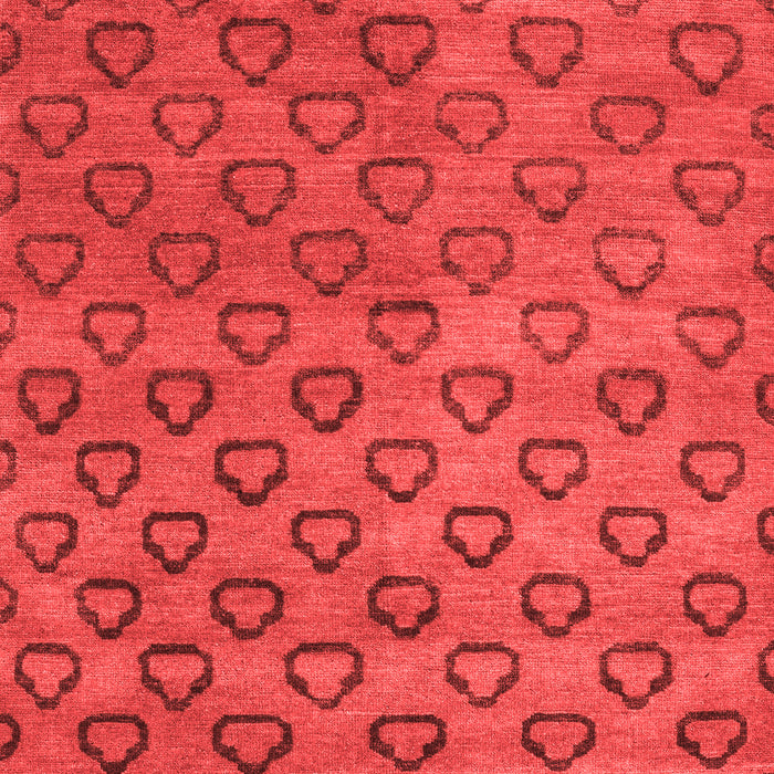 Machine Washable Abstract Red Modern Rug, wshabs4731red