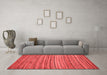 Modern Red Washable Rugs