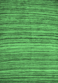 Abstract Emerald Green Modern Rug, abs4732emgrn