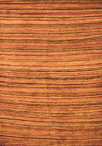 Abstract Orange Modern Rug, abs4732org