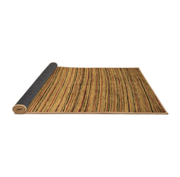 Sideview of Abstract Brown Modern Rug, abs4732brn