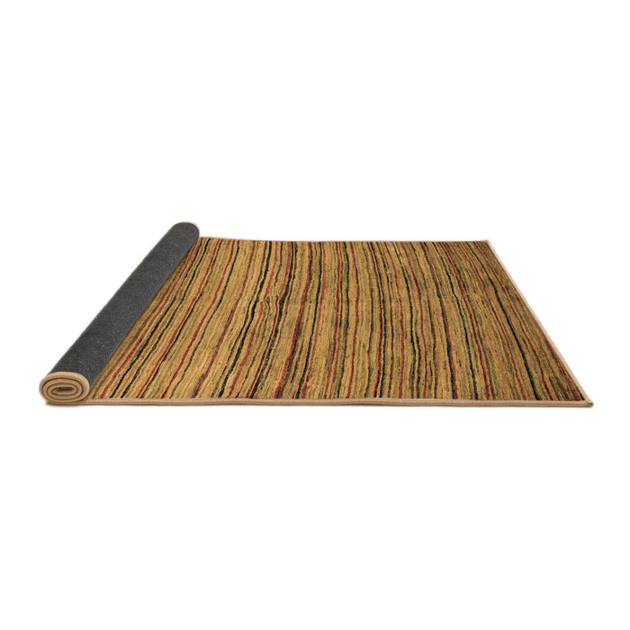 Sideview of Abstract Brown Modern Rug, abs4732brn