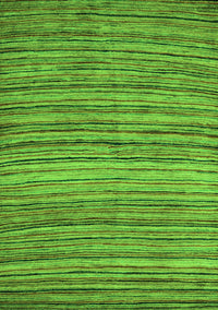 Abstract Green Modern Rug, abs4732grn