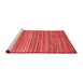 Modern Red Washable Rugs