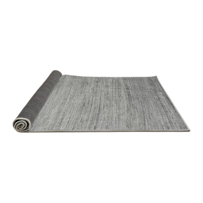 Sideview of Abstract Gray Modern Rug, abs4733gry