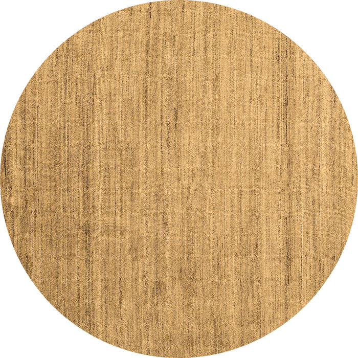 Round Abstract Brown Modern Rug, abs4733brn