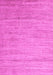 Machine Washable Abstract Pink Modern Rug, wshabs4733pnk