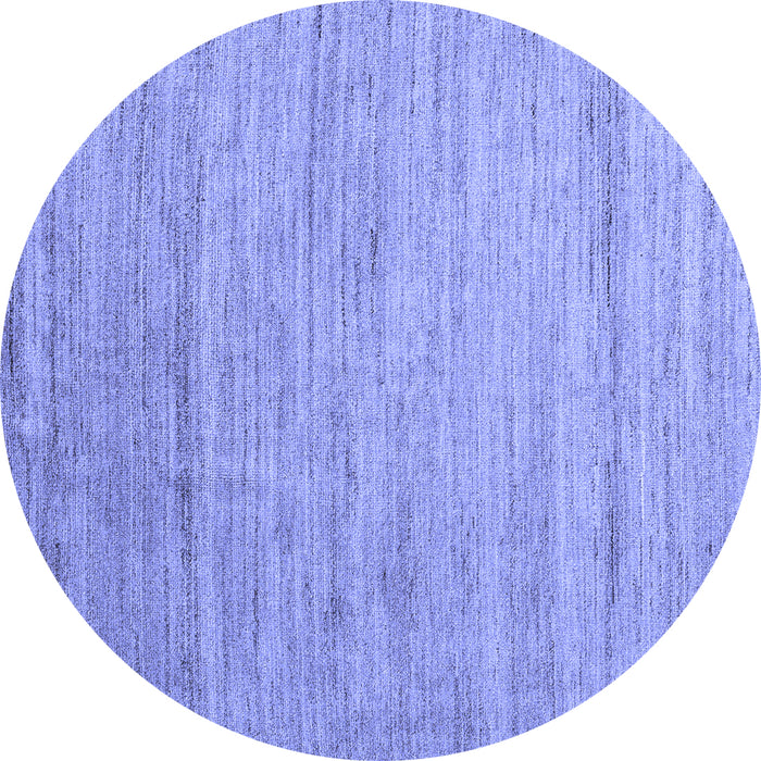 Round Machine Washable Abstract Blue Modern Rug, wshabs4733blu