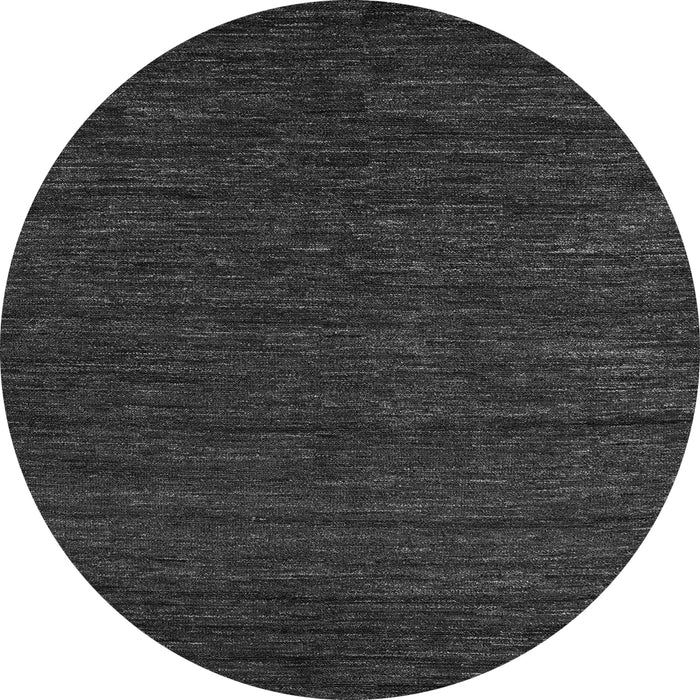 Round Machine Washable Abstract Gray Modern Rug, wshabs4734gry