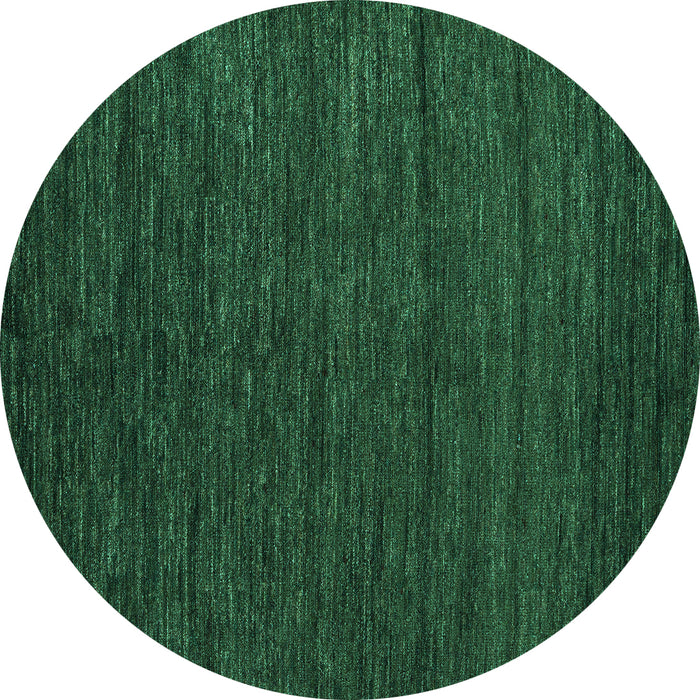 Round Machine Washable Abstract Turquoise Modern Area Rugs, wshabs4734turq