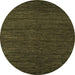 Round Abstract Antique Bronze Green Modern Rug, abs4734