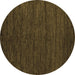 Round Machine Washable Abstract Brown Modern Rug, wshabs4734brn