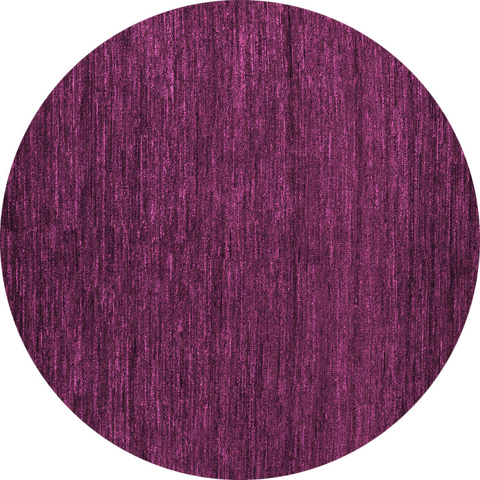 Round Machine Washable Abstract Pink Modern Rug, wshabs4734pnk