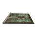 Sideview of Machine Washable Abstract Light Blue Modern Rug, wshabs4735lblu