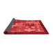 Abstract Red Modern Area Rugs