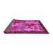 Sideview of Abstract Purple Modern Rug, abs4735pur