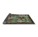 Sideview of Abstract Light Blue Modern Rug, abs4735lblu