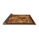 Sideview of Abstract Brown Modern Rug, abs4735brn