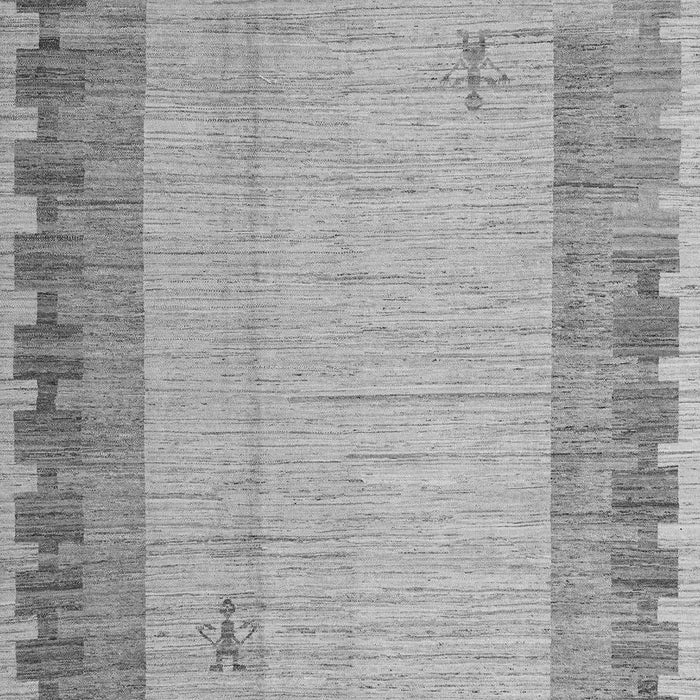 Machine Washable Abstract Gray Modern Rug, wshabs4736gry