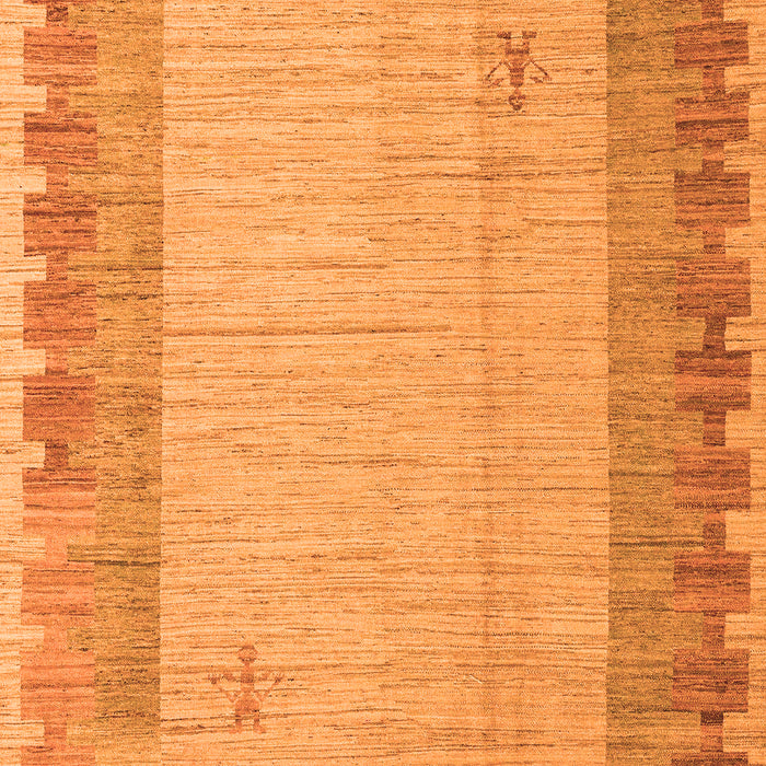 Abstract Orange Modern Rug, abs4736org