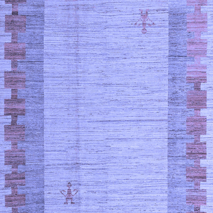 Abstract Blue Modern Rug, abs4736blu