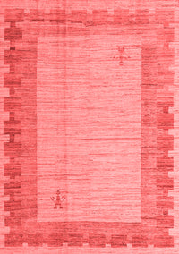 Abstract Red Modern Rug, abs4736red