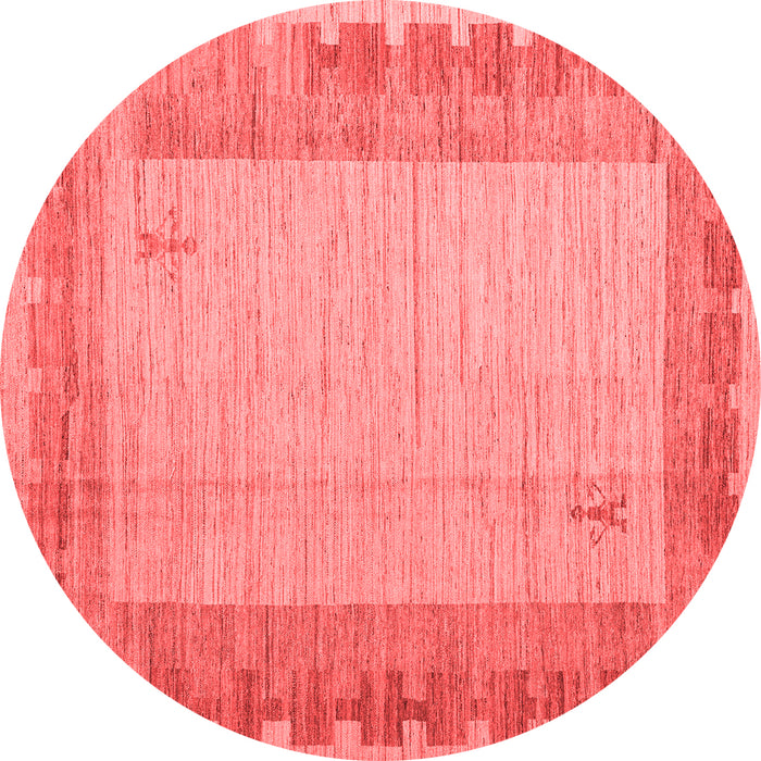 Machine Washable Abstract Red Modern Rug, wshabs4736red