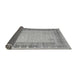 Sideview of Abstract Gray Modern Rug, abs4736gry