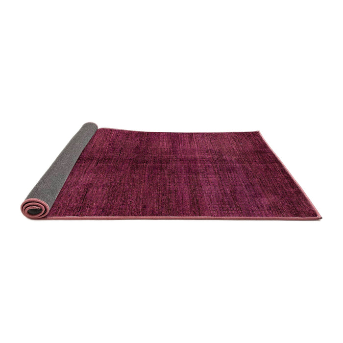 Sideview of Abstract Bright Maroon Red Modern Rug, abs4737