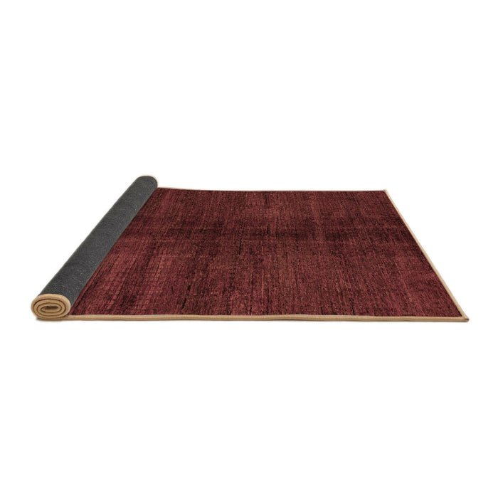 Sideview of Abstract Brown Modern Rug, abs4737brn