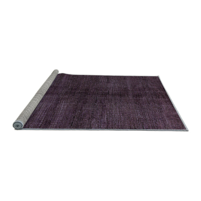 Sideview of Machine Washable Abstract Light Blue Modern Rug, wshabs4737lblu