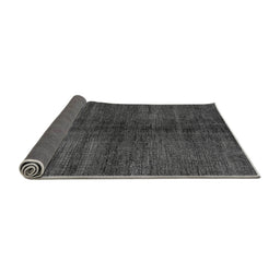 Sideview of Abstract Gray Modern Rug, abs4737gry