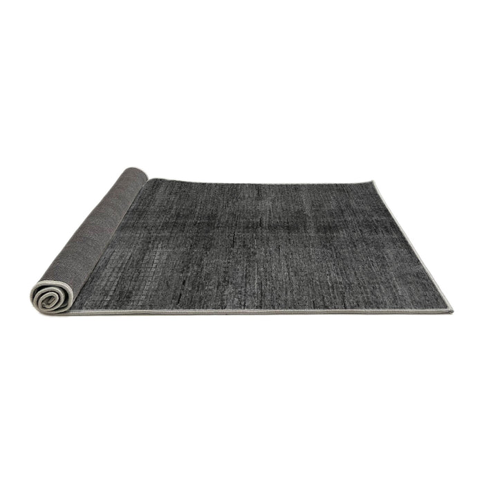 Sideview of Abstract Gray Modern Rug, abs4737gry