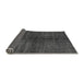 Sideview of Abstract Gray Modern Rug, abs4737gry