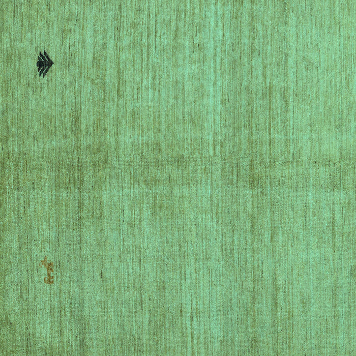 Square Abstract Turquoise Modern Rug, abs4738turq