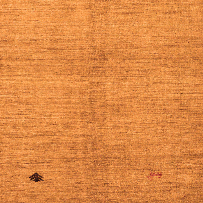 Square Abstract Orange Modern Rug, abs4738org