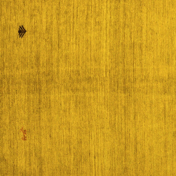 Square Abstract Yellow Modern Rug, abs4738yw