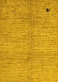 Abstract Yellow Modern Rug, abs4738yw