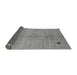 Sideview of Abstract Gray Modern Rug, abs4738gry