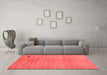 Modern Red Washable Rugs