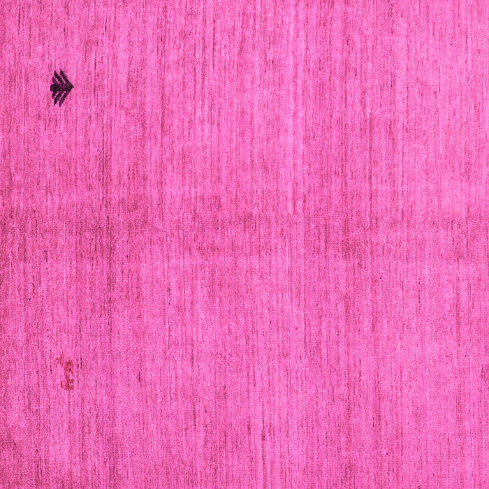 Square Machine Washable Abstract Pink Modern Rug, wshabs4738pnk