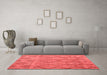 Country Red Washable Rugs